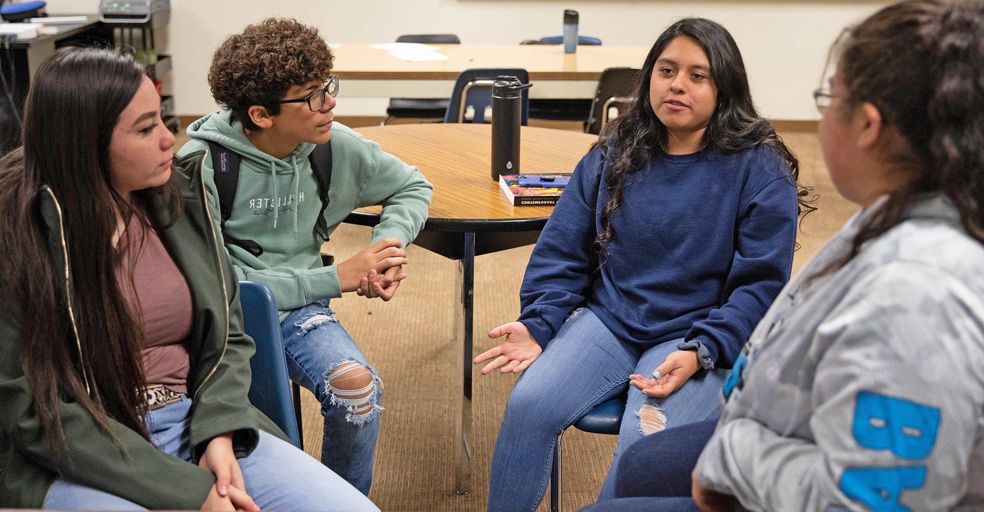 Smoky Hill Students learning about Chicana/o studies